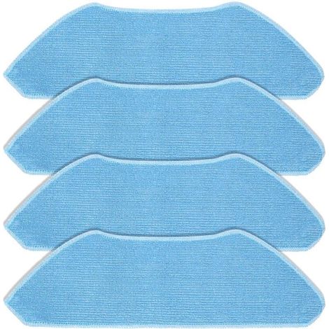 Cleaning cloth accessories for Lefant M1 / M2 / M2 Pro / M2S / M2S Pro replacement robotic vacuum cleaners, soft microfiber mops - 4 pieces--DTEKGAZ