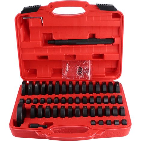 Kit de 51 pièces pour montage et démontage de bagues, extracteur et installateur de roulements, outil manuel de réparation automobile. (1/5)
