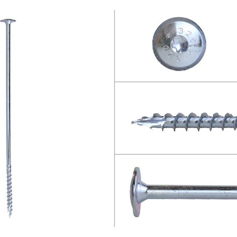 Tellerkopfschrauben Verzinkt 10 x 320 mm Torx 40 - Schachtel 25