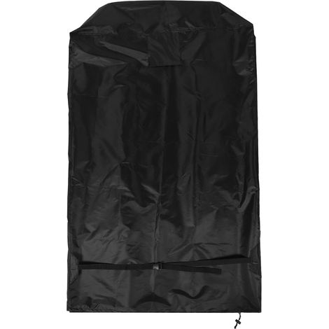 Housse Imperméable pour Foyer Extérieur 420d Oxford Noire, Couverture Intégrale Anti-uv et Pluie, Protection Respirante pour Cheminée de Terrasse 142 X 94 X 66 Cm (1/5)