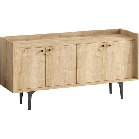 Anrichte aus Holz "Navi" - 150 x 40 x 80 cm - Beige