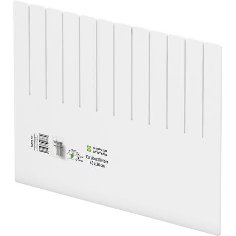 Surplus Systems Abtrenner für Eurobox 36 x 26 cm, weiß Boxen, Körbchen & Kisten (1/2)