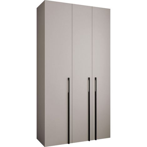 Armario Hartford 571, Cachemira, 246x130x52cm, Puertas de armario: Con bisagras, Número de estantes: 6