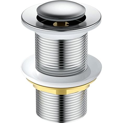 European brass drain. Functional brass drain, easy to install and use. 62mm sink plug, suitable for bathroom sink drain solution (1/5)