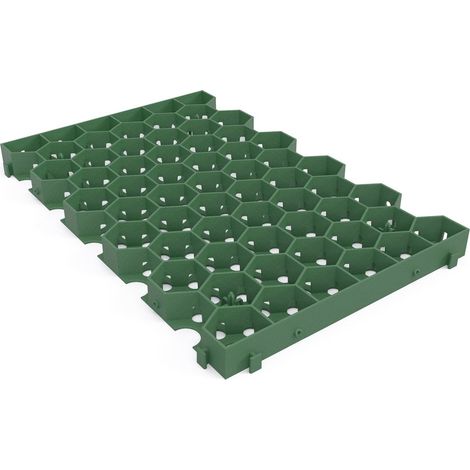 Placa de refuerzo para césped. Color verde. SANS MARQUE (1/3)