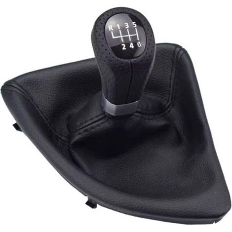 Ensemble de pommeau de levier de vitesse compatible avec BMW Série 1 E81-E82-E87 LCI-E88 (6 vitesses) Version à levier court Pommeau de levier de vitesse BMW (1/2)
