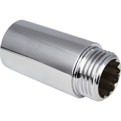 Raccord Hydroland chromed extension Messing 25 mm 1.0 MPa