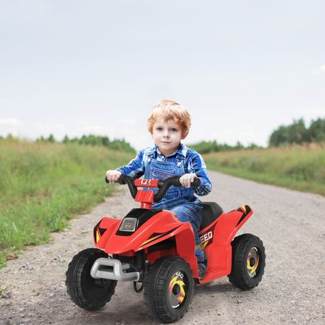 Quad Buggy Electrique pour Enfant 6 V 4,5 Km-H MAX Voiture pour Enfants de 3 Ans+ Rouge CW3211 Maison Chic (1/2)