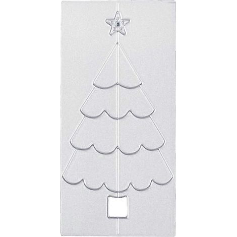 3D-Weihnachtsbaum-Stanzschablone aus Metall für DIY-Scrapbooking-Alben, Papierkarten, Prägedekoration