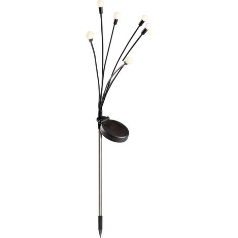 Lampada solare a sfere 6 LED 3500K con sensore Polux (1/3)