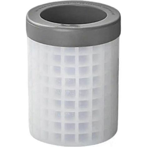 Mini stampo per cubetti di ghiaccio, stampo cilindrico in silicone per cubetti di ghiaccio, adatto per frigoriferi, facile da sformare, stampo per cubetti di ghiaccio estruso. (1/5)
