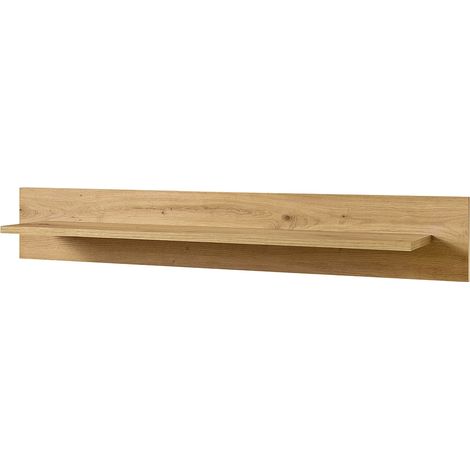 Wandboard TIROL-61 Eiche Artisan Nachbildung Schwarz B/H/T ca. 107/17/19cm (1/4)
