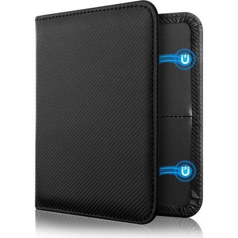 Car Registration Card Holder and Insurance Holder Magnetic Closure Car Organizer Glove Box Pocket Accessories Pocket for Important Documents (1/5)