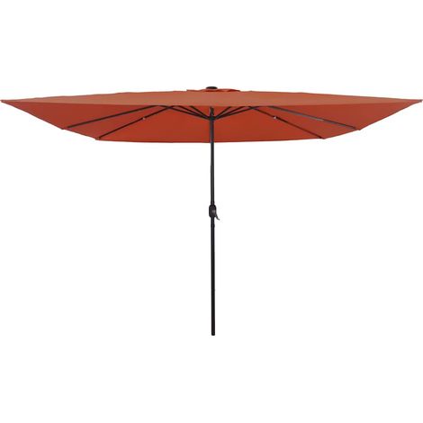 Garten-Sonnenschirm Terrakotta 295 x 295 x 245 cm