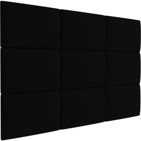 Gepolstertes Paneel 40x30 Magic Velvet 2219 (Schwarz) (1/5)