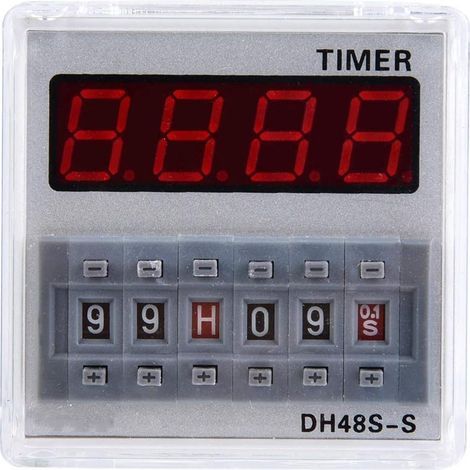 DH48S-S digital display cycle time relay AC/DC24V