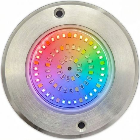 Foco LED Piscina Warmpool Acero Inoxidable 11cm 6W 12V DC RGBW
