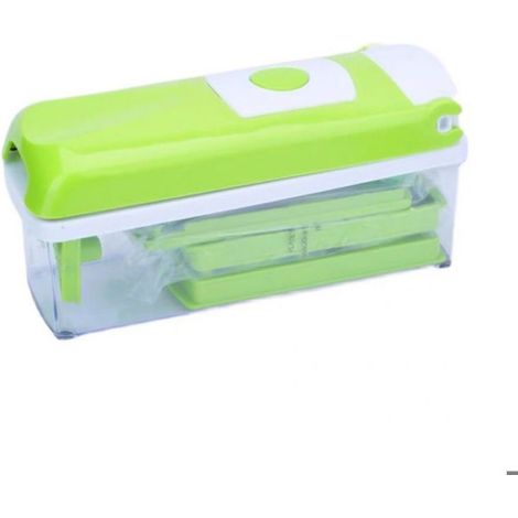Trancheuse Semi-Automatique - Acier Inoxydable - Pour Légumes Et Fruits - Cubes Et Batonnet 3 Tailles - 1 Pièce (1/5)