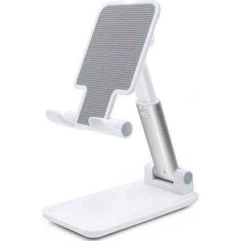 Support Téléphone Portable - Réglable en Hauteur et en Angle - Pour Bureau - Compatible Tablette - 1 Pièce (1/5)