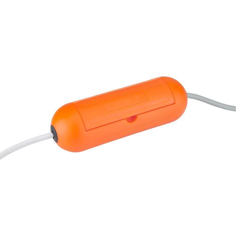 APEX Boitier d'Etanchéité Pour Rallonges - Boitier de Protection IP54 Pour Raccordement Electrique - Orange (1/3)