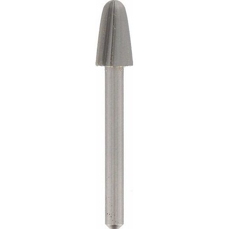 DREMEL 2 Frese ad alta velocitC 6,4 mm conica con testa raggiata (117) DREMEL