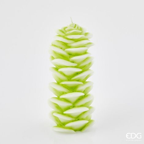 EDG Enzo De Gasperi Candela Ginger H 22 Cm D 10 Cm Verde Chiaro