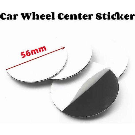 Lot de 4 autocollants de 56 mm pour centre de roue de voiture Mercedes-Benz W212, W213, W205, W177, V177, W247, W176, GLA, GLC et W166 (décoration extérieure)