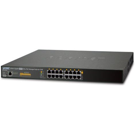 PLANET UPOE-800G switch Gestionado Gigabit Ethernet (10/100/1000) Energía sobre Ethernet (PoE) Azul