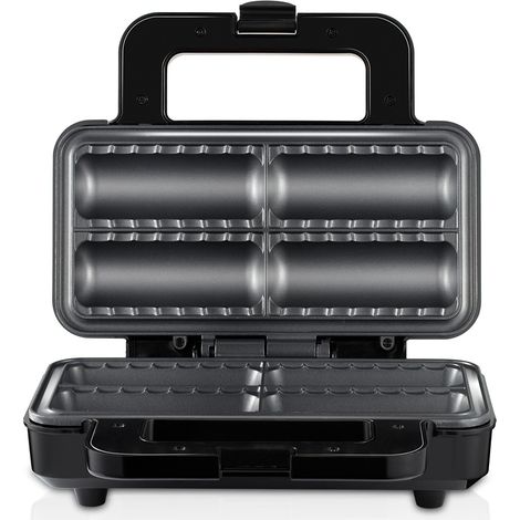 Hotdog- und Sandwichmaker 110V – Elektrischer Toaster für Würstchen, Brot und Schinken – EU-Norm, ideal für Zuhause-lsw (1/5)