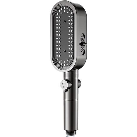 CCYKXA set of 3-mode shower heads (color: gray) including shower head with stop button, high-pressure shower head, integrated filter, bathroom accessories (1/5)