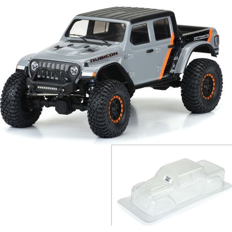 1-10 2020 Jeep Gladiator Clear Body 12.3 (313mm) Wheelbase Crwlrs