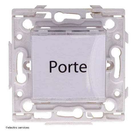 Poussoir lumineux 24V porte étiquette Espace Lumière Arnould