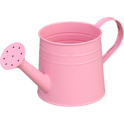 Arrosoir - En Fer Galvanisé - 1 L - Rose - Pour Jardin Et Plantes D'intérieur - 7 5 X 8 Cm (1/5)