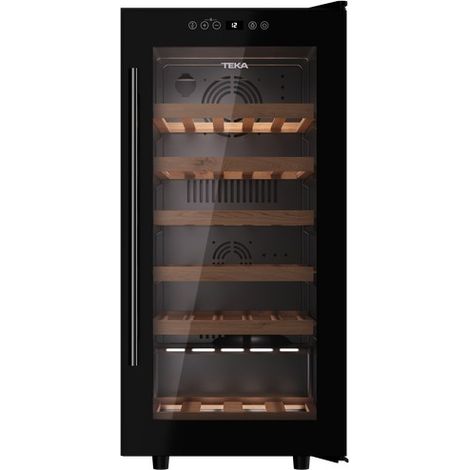 Vinoteca Teka RVF 10032 para 32 botellas, Doble Zona, Madera (1/5)