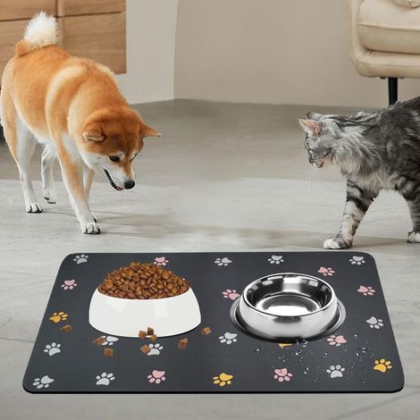 Food Mat, Diatomaceous Earth, Non-Slip, Waterproof, For Cats and Dogs (1/5)