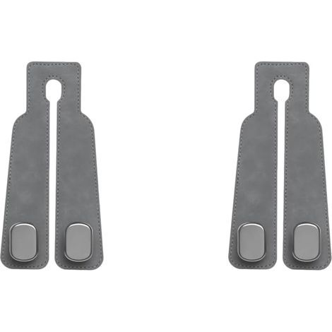 ganci doppi per schienale del sedile auto, gancio multifunzionale per schienale del sedile auto, gancio doppio per appendere il sedile posteriore, gancio per borsa per auto (Grigio2) (1/5)