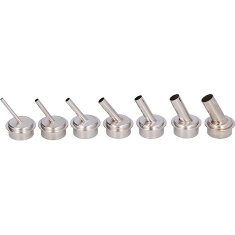 Kit de buses de pistolet à Air chaud Oblique, 7 pièces, pour Station de dessoudage à souder 861, accessoires