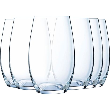 - Collection Menades - 6 verres à eau 40 cl - Fabriqués en France - Emballage renforcé (1/5)