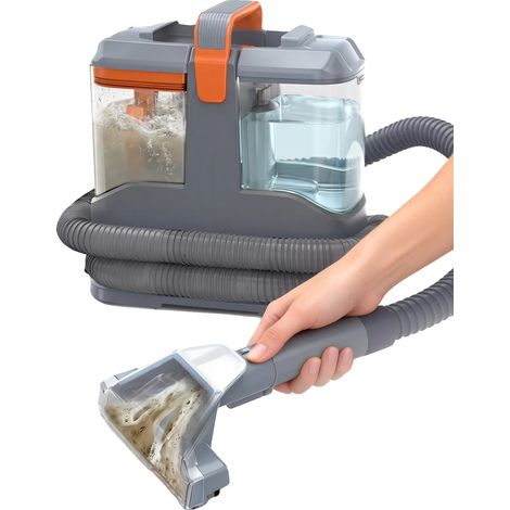 Pulitore per tappeti, design portatile, potente aspirazione, C9S-450W-Arancione (1/2)