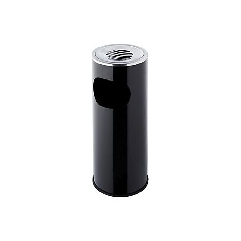 Cenicero de pie  capacidad 13 l  H x Ø 600 x 250 mm  negro