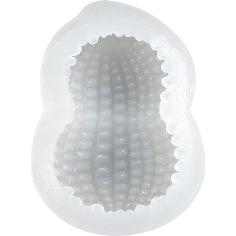 Stampo in silicone con design realistico a forma di arachide per Le-M