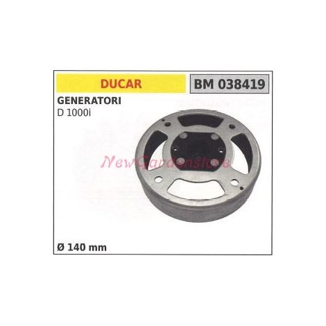 Volano magnetico DUCAR generatore D 1000i Ø 140mm 038419