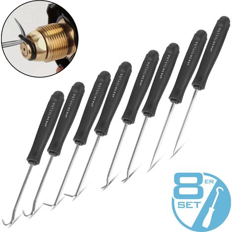 STAHLWERK Set di utensili per ganci Set di ganci da 8 pezzi Gancio per aghi