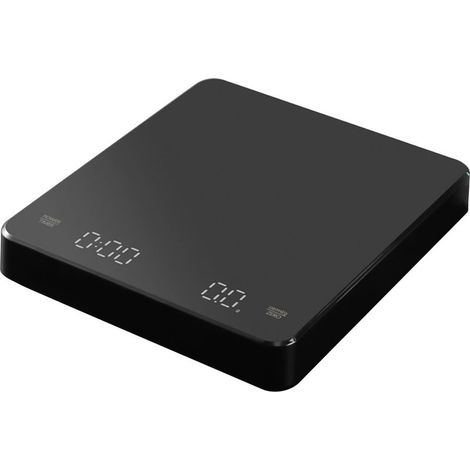 Balance à café numérique avec minuterie Écran LED Balance à expresso Batterie intégrée 3 kg Max. Pesant 0,1 g Mesures de haute précision en oz/ml/g Balance de cuisine pour verser et égoutter le café (1/5)