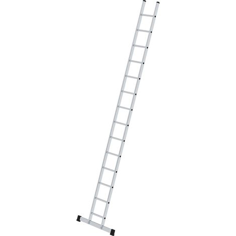 MUNK Anlegeleiter B35 mit Traverse 14 Sprossen (1/3)