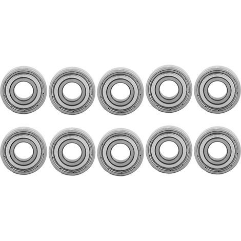 10 Stück 696ZZ doppelt abgedichtete Stahlkugellager 6 15 5 mm (1/5)