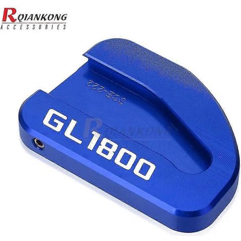Seitenständer-Verlängerungsplatte für Honda Goldwing 1800 GL1800 F6B (2002–2017) – blau