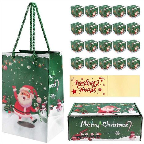 Weihnachtsgeschenkset: Spardose für Geldscheine, Set mit 20 grünen Münzen, Spardose mit Geschenk (1/5)