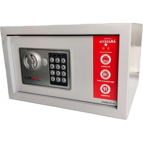 Coffre-fort 14 litres ouverture par digicode Access A4B (1/4)