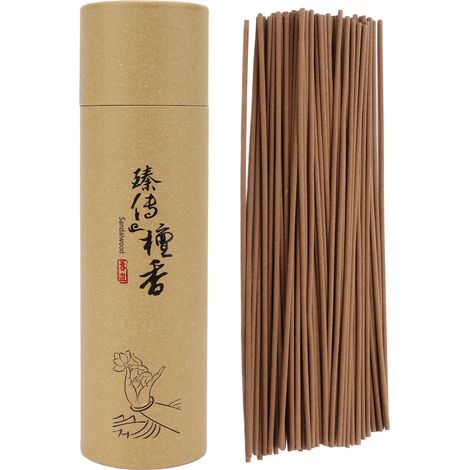 290Pcs Sandalwood Incense Sticks Approx 8.3in Natural Rich Fragrance Awaken Vitality Widely Used Sandalwood Incense (1/5)